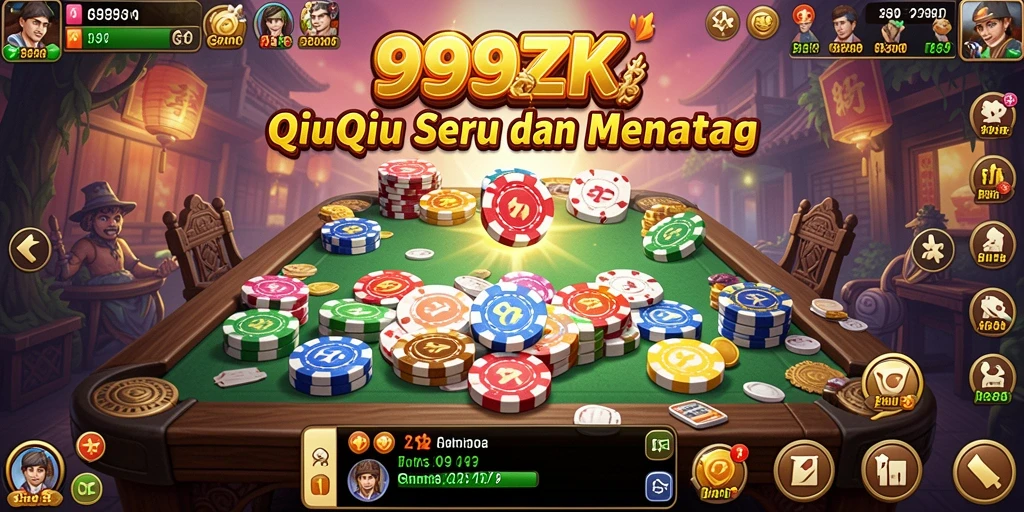 Gameplay QiuQiu yang seru dan menantang di 999ZK.