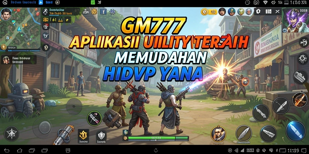 Tampilan antarmuka utama GM777 yang memudahkan pengguna.