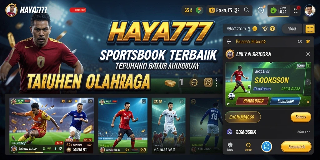 Tampilan screenshot HAYA777 dengan fitur taruhan olahraga yang menarik.