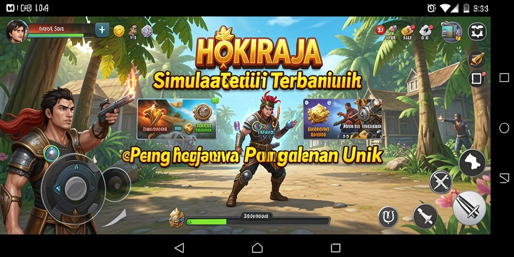 Gameplay HOKIRAJA yang menakjubkan dalam simulasi kehidupan.