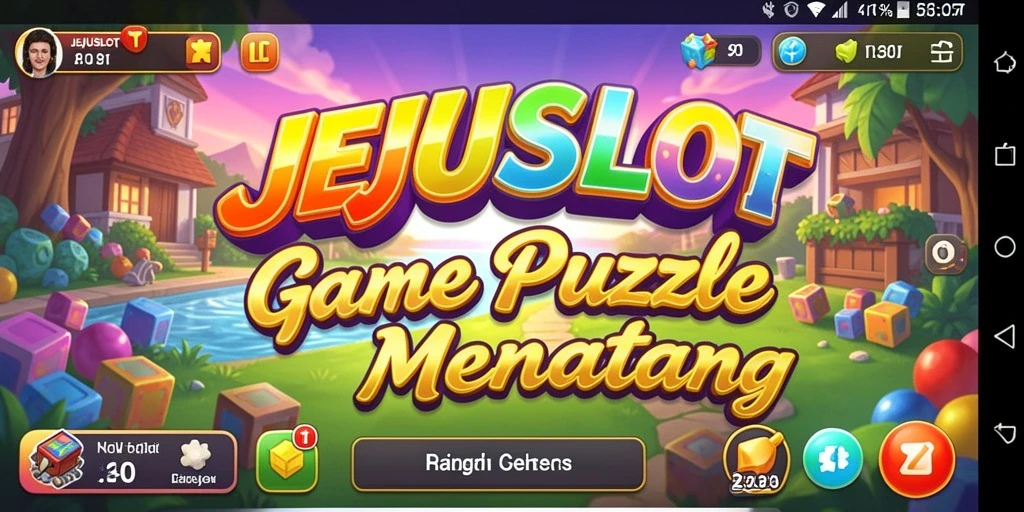 Tampilan gameplay JEJUSLOT yang menarik dan penuh warna.