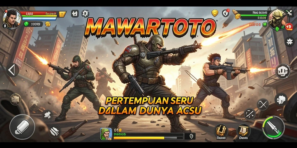 Screenshot action seru dari game MAWARTOTO dengan pertarungan dinamis.