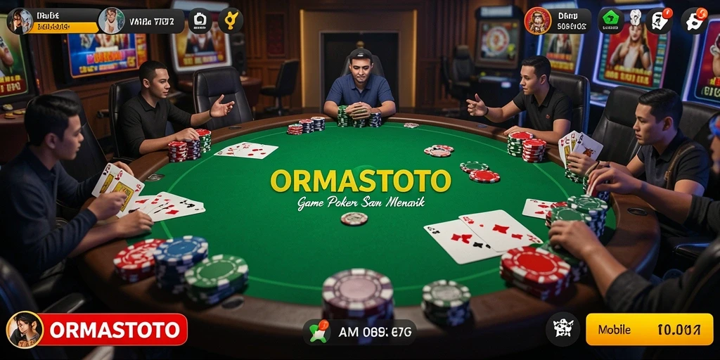 Tampilan gameplay ORMASTOTO yang menarik dan kompetitif.