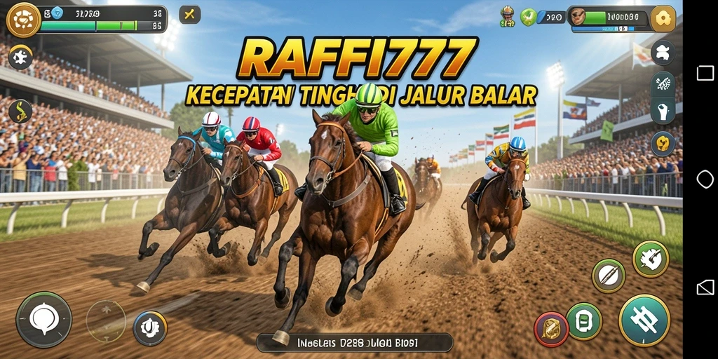 Screenshot menampilkan aksi balap motor dengan grafik yang memukau.