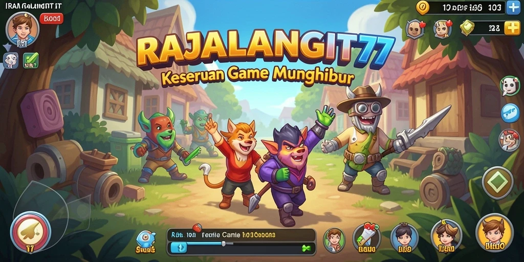 Screenshot gameplay RAJALANGIT77 yang penuh kesenangan.