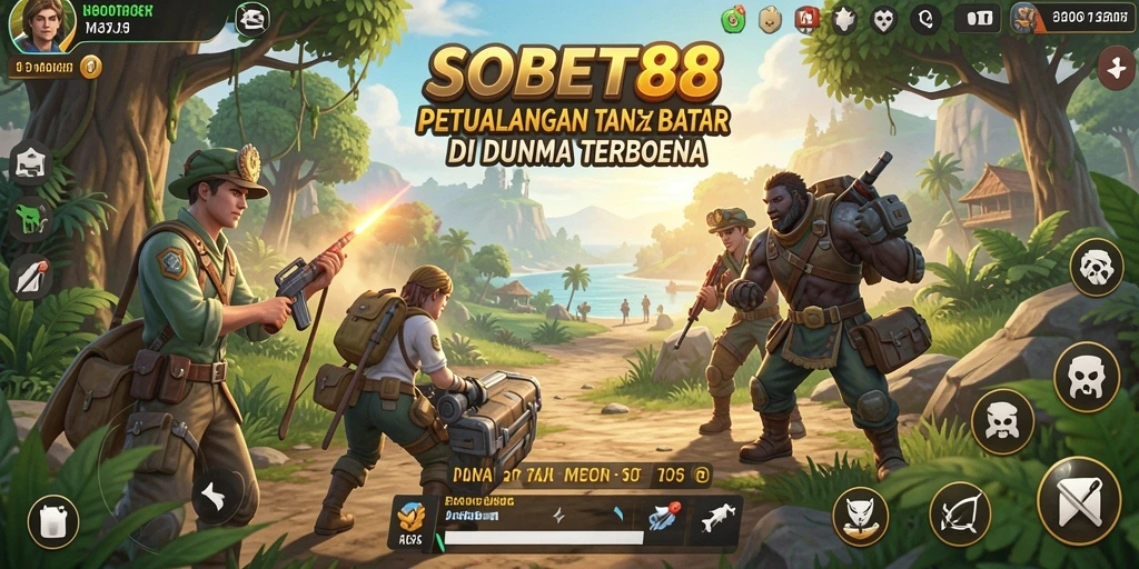 Gameplay SOBET88 yang menampilkan eksplorasi luas dan aksi seru.