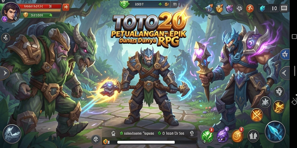 Tampilan gameplay TOTO20 dengan aksi pertarungan yang menegangkan.