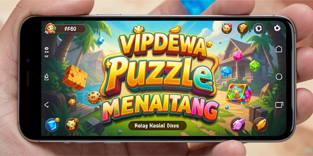 Tampilan gameplay dari VIPDEWA yang penuh warna dan menantang.